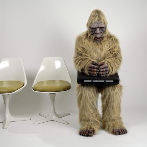 SEO-squatch: Sasquatch waiting for a SEO interview