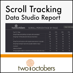 free scroll tracking data studio