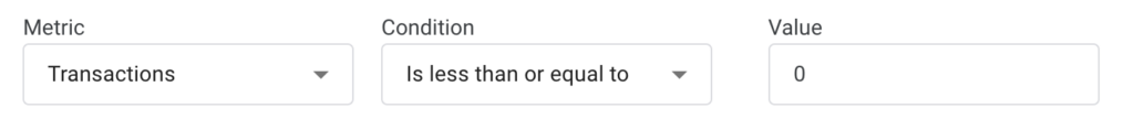 transactions equal zero