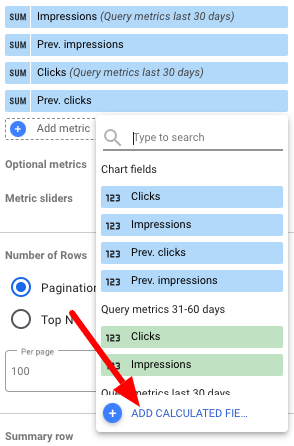 add calculated field