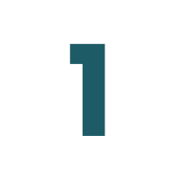 number 1 white