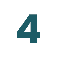 number 4 white