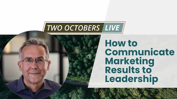 Communicate marketing results to leadership