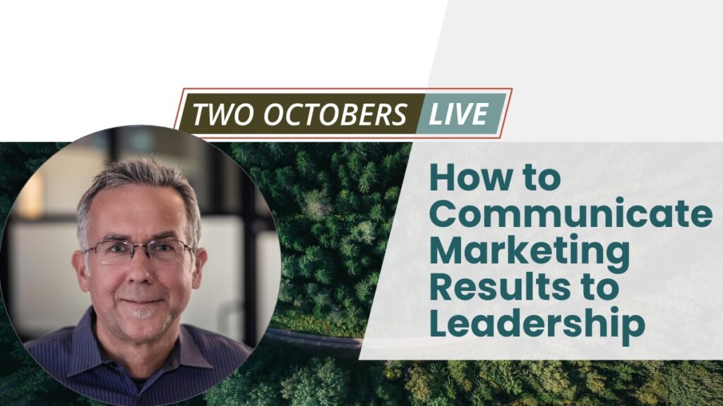 Communicate marketing results to leadership